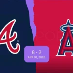 Atlanta Braves vs Los Angeles Angels Match Player Stats