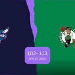 Charlotte Hornets vs Boston Celtics Match Player Stats