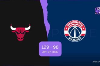 Chicago Bulls vs Washington Wizards Match Player Stats