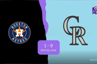 Houston Astros vs Colorado Rockies Match Player Stats