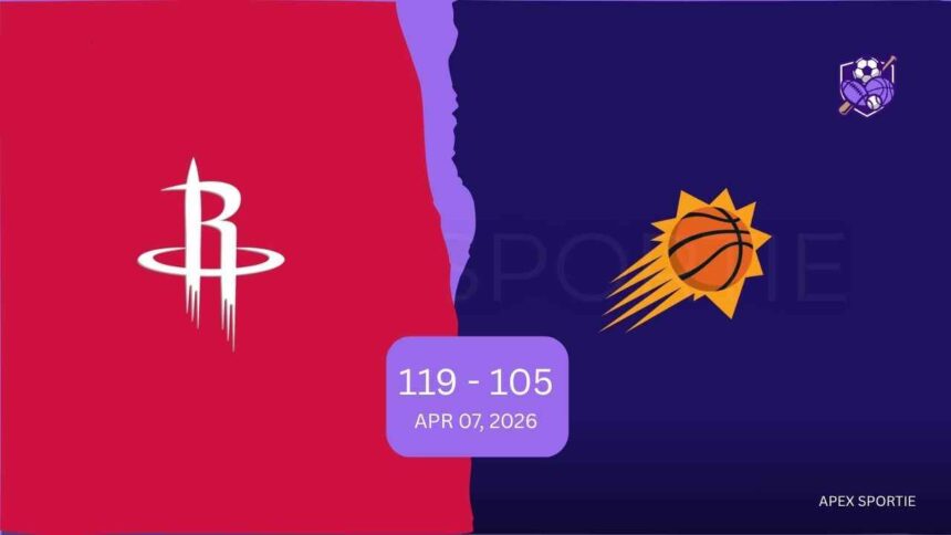Houston Rockets vs Phoenix Suns Match Player Stats