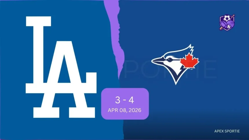 Los Angeles Dodgers vs Toronto Blue Jays Match Player Stats