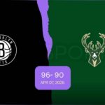 Milwaukee Bucks vs Brooklyn Nets Match Player Stats