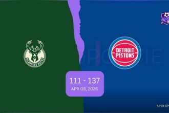 Milwaukee Bucks vs Detroit Pistons Match Player Stats