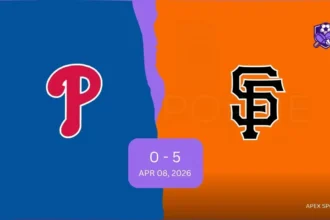 Philadelphia Phillies vs San Francisco Giants Match Player Stats
