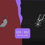 Portland Trail Blazers vs San Antonio Spurs Match Player Stats