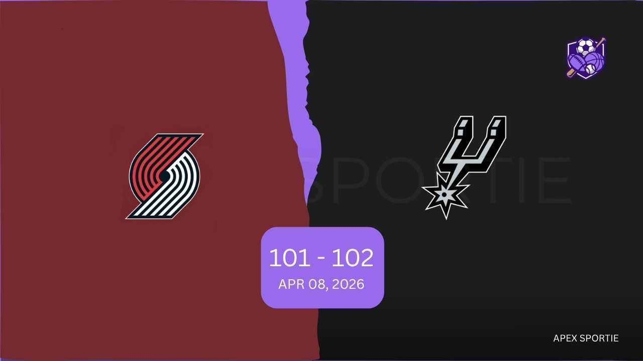 Portland Trail Blazers vs San Antonio Spurs Match Player Stats