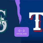 Seattle Mariners vs Texas Rangers Match Player Stats