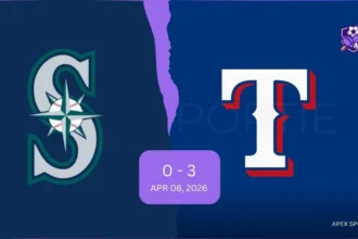 Seattle Mariners vs Texas Rangers Match Player Stats