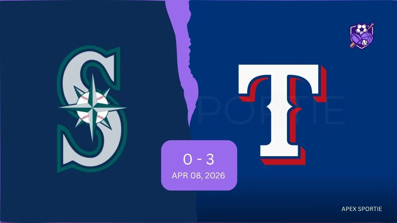 Seattle Mariners vs Texas Rangers Match Player Stats