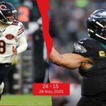 Chicago Bears vs Philadelphia Eagles Match Player Stats