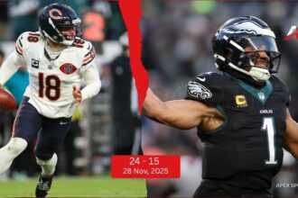 Chicago Bears vs Philadelphia Eagles Match Player Stats