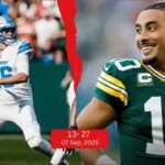 Detroit Lions vs Green Bay Packers Match Player Stats