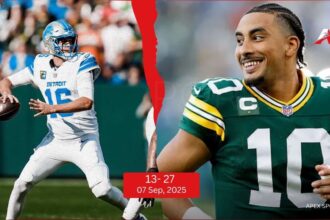 Detroit Lions vs Green Bay Packers Match Player Stats