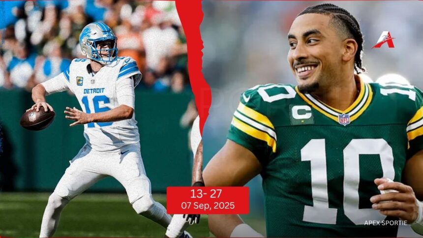 Detroit Lions vs Green Bay Packers Match Player Stats