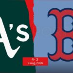 Athletics vs Boston Red Sox Match Player Stats