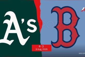 Athletics vs Boston Red Sox Match Player Stats