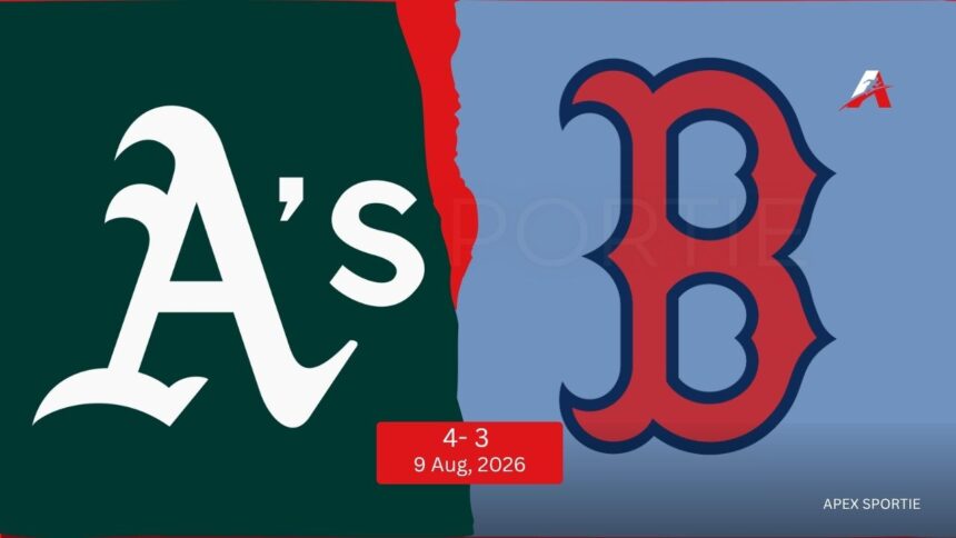 Athletics vs Boston Red Sox Match Player Stats