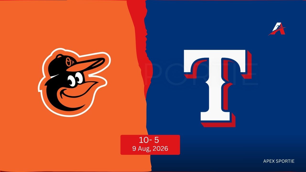 Baltimore Orioles vs Texas Rangers Match Player Stats