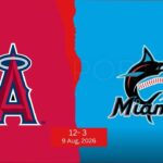 Los Angeles Angels vs Miami Marlins Match Player Stats