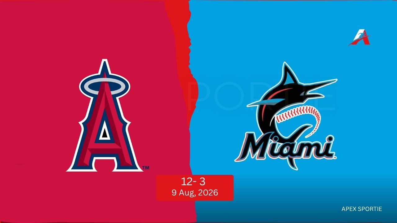 Los Angeles Angels vs Miami Marlins Match Player Stats
